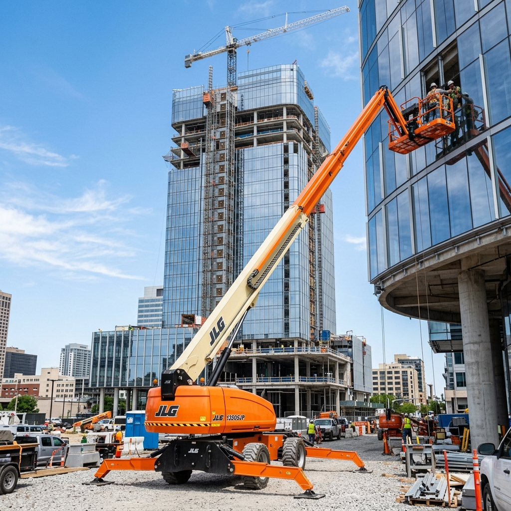 Telescopic Boom Lift Modern Site