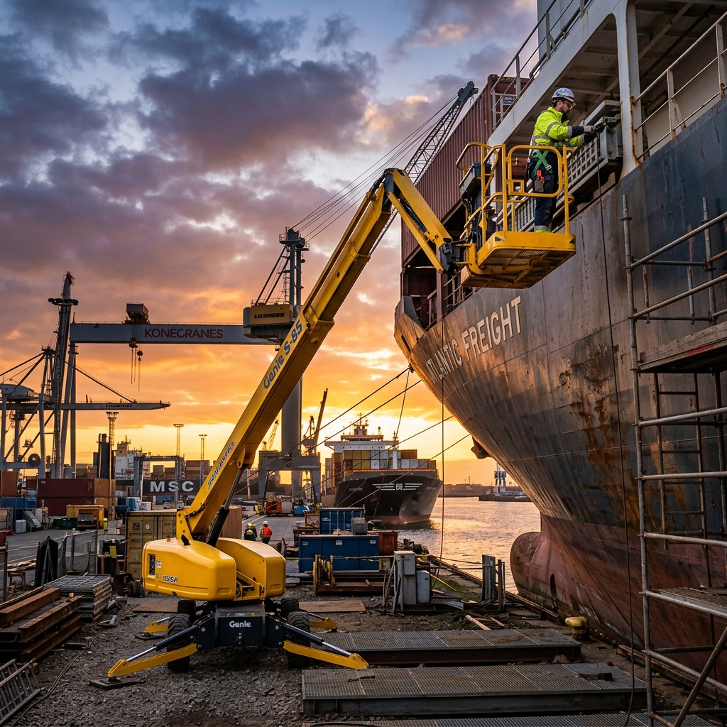 Shipyard Boom Lift
