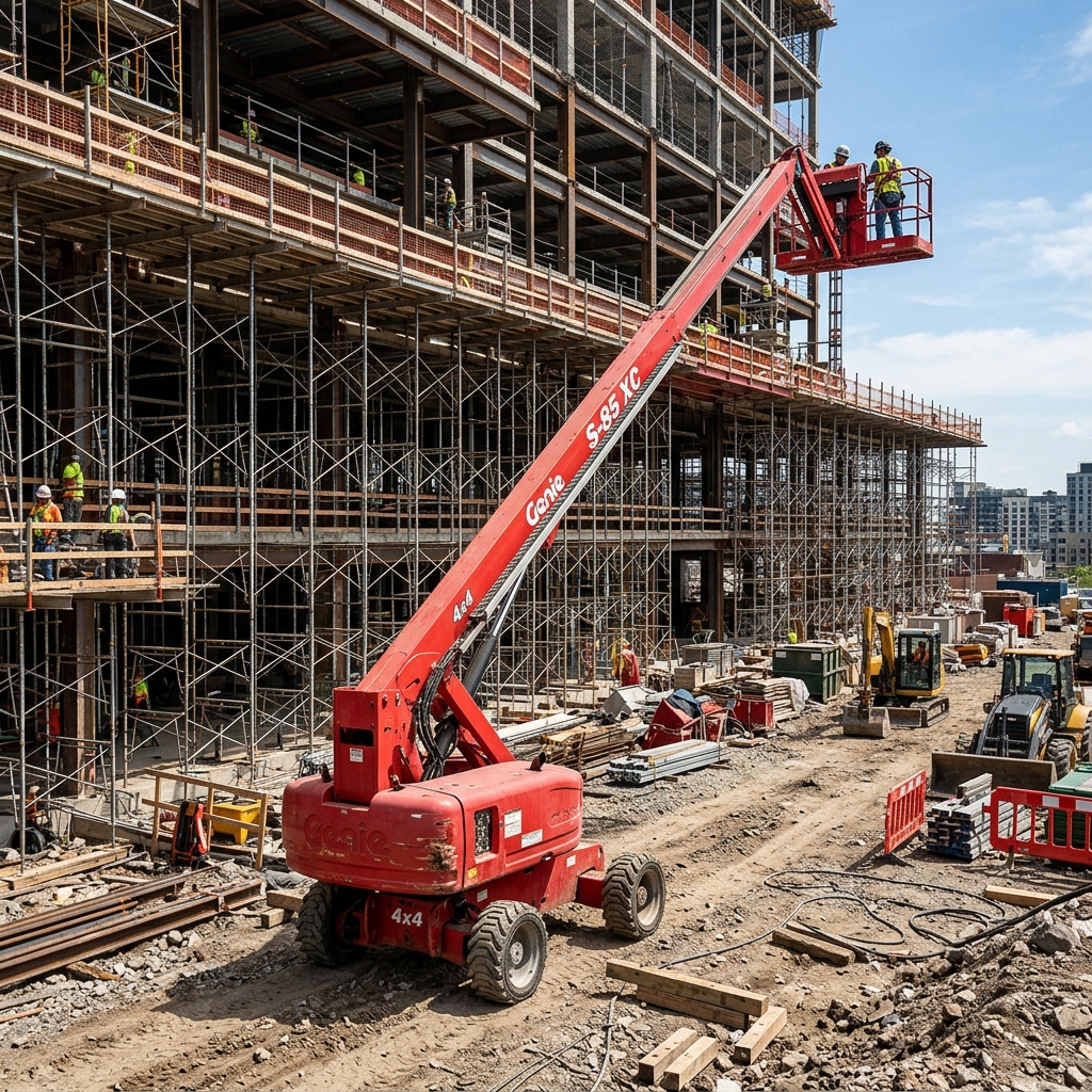 Rough Terrain Boom Lift